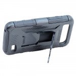 Wholesale ZTE Overture 2 Fanfare Z792 Speed Holster Combo Belt Clip Case (Black)